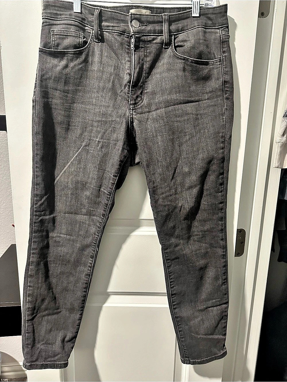 Universal Thread High Rise Skinny Jeans Gray